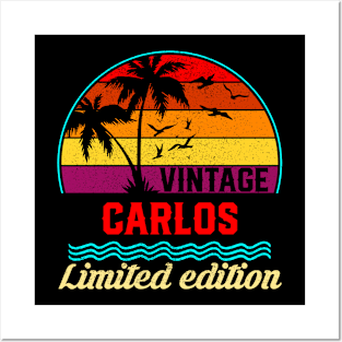 Vintage Carlos Limited Edition, Surname, Name, Second Name Posters and Art